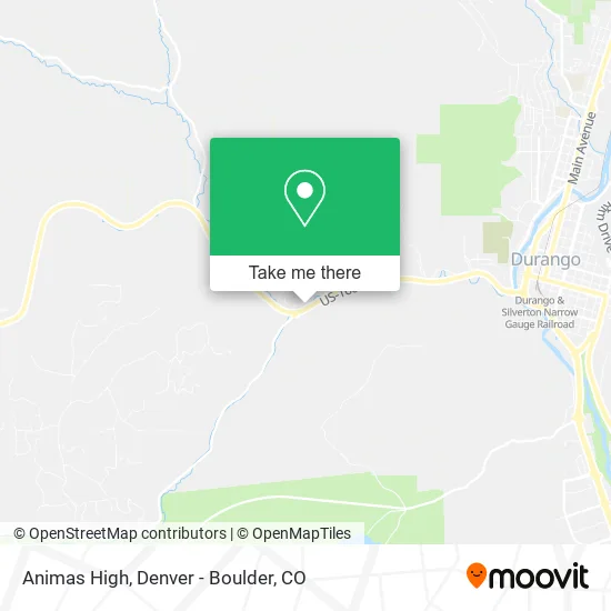Animas High map