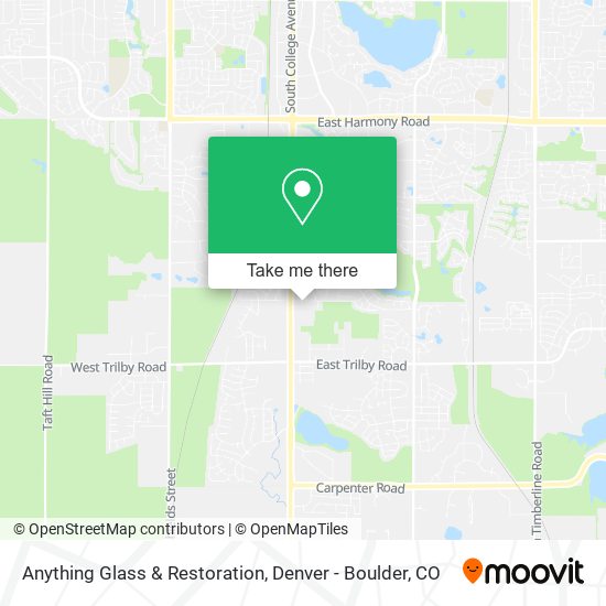 Mapa de Anything Glass & Restoration