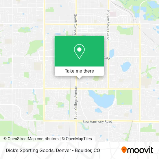 Dick's Sporting Goods map