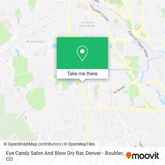 Mapa de Eye Candy Salon And Blow Dry Bar
