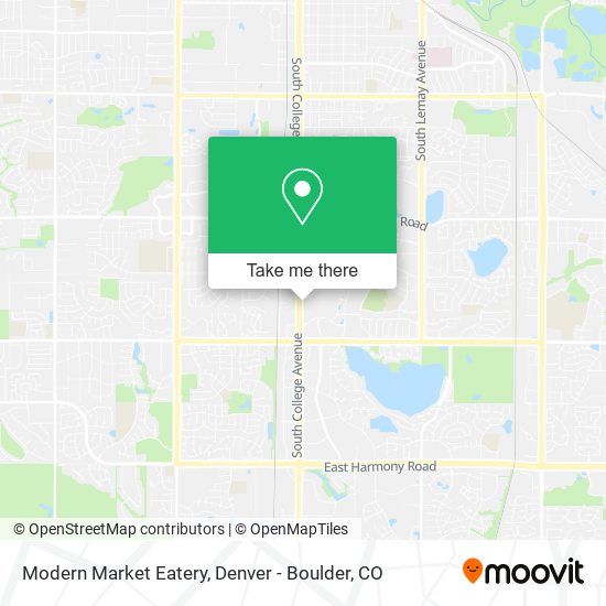 Mapa de Modern Market Eatery