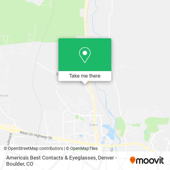 America's Best Contacts & Eyeglasses map