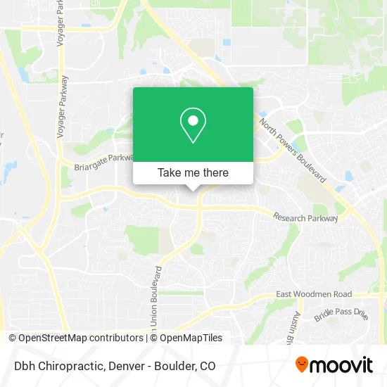 Dbh Chiropractic map