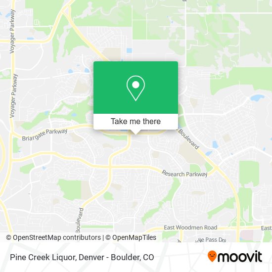 Pine Creek Liquor map