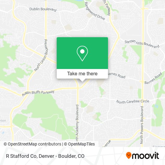 R Stafford Co map