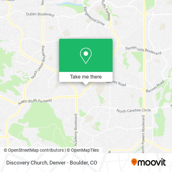 Discovery Church map