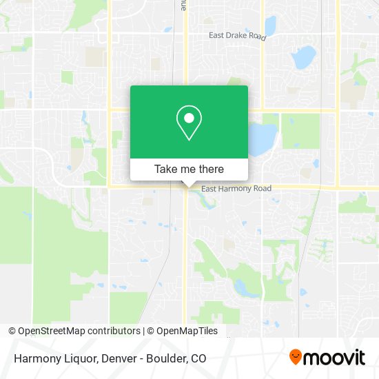 Harmony Liquor map