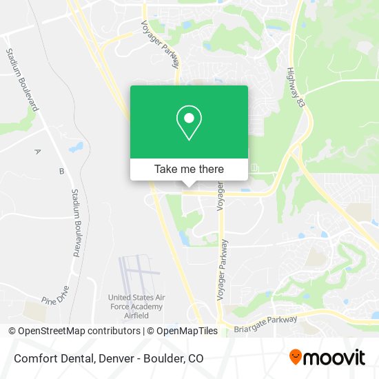 Mapa de Comfort Dental