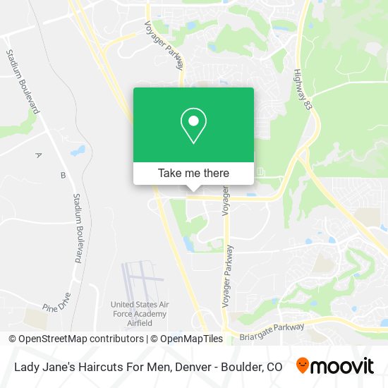 Lady Jane's Haircuts For Men map