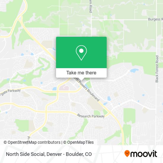 North Side Social map