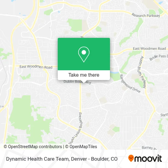 Dynamic Health Care Team map