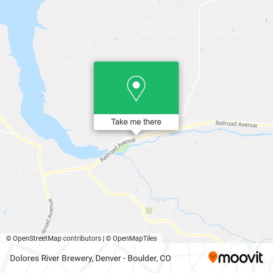 Dolores River Brewery map
