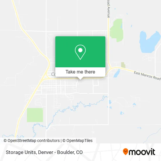 Storage Units map