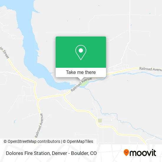 Dolores Fire Station map