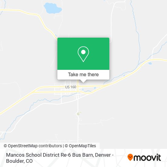 Mapa de Mancos School District Re-6 Bus Barn