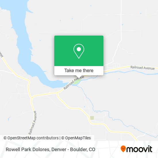 Rowell Park Dolores map