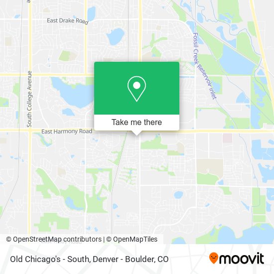 Mapa de Old Chicago's - South