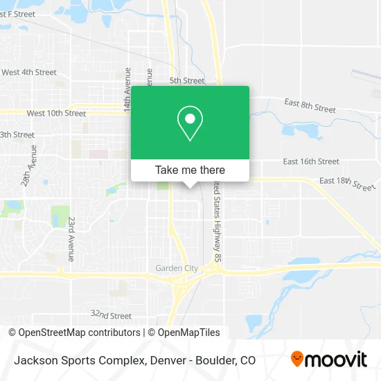 Jackson Sports Complex map