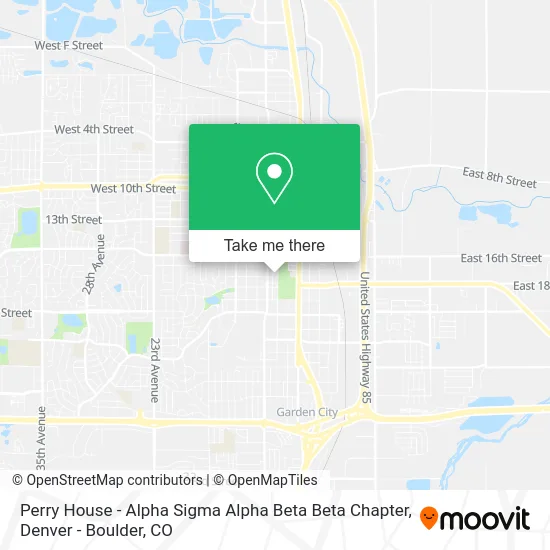 Perry House - Alpha Sigma Alpha Beta Beta Chapter map