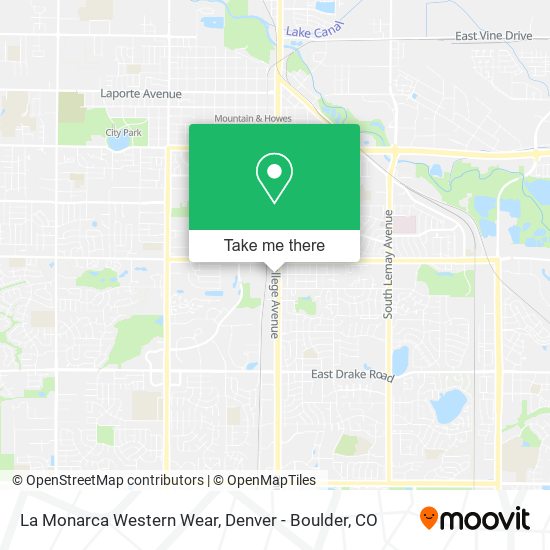 La Monarca Western Wear map