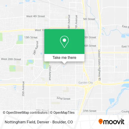 Nottingham Field map