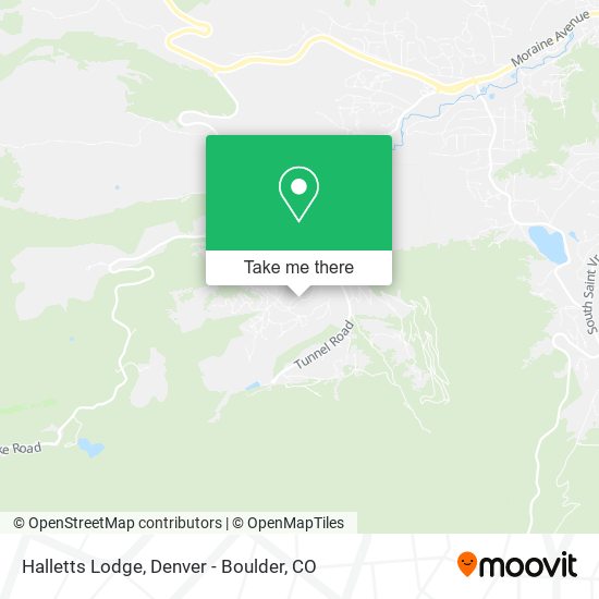 Halletts Lodge map