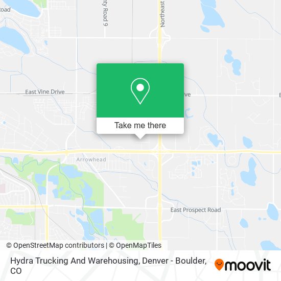 Mapa de Hydra Trucking And Warehousing