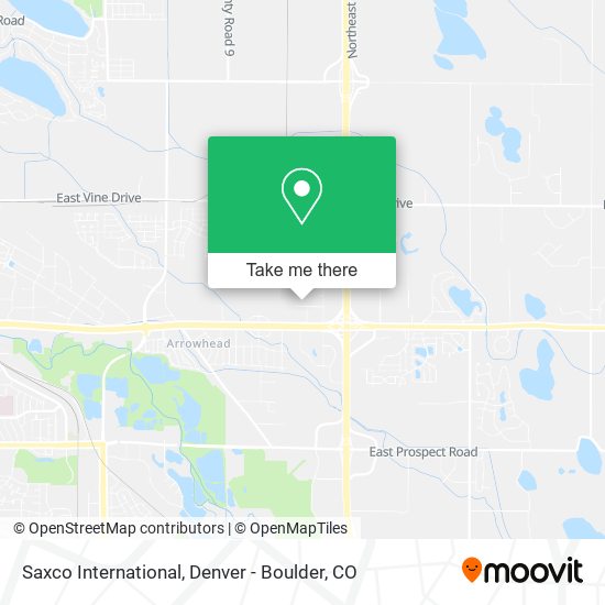 Mapa de Saxco International