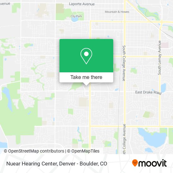 Nuear Hearing Center map