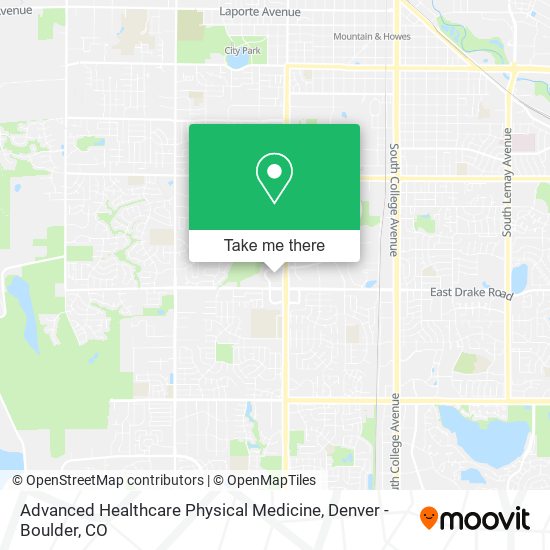 Advanced Healthcare Physical Medicine map