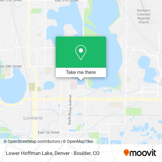 Mapa de Lower Hoffman Lake