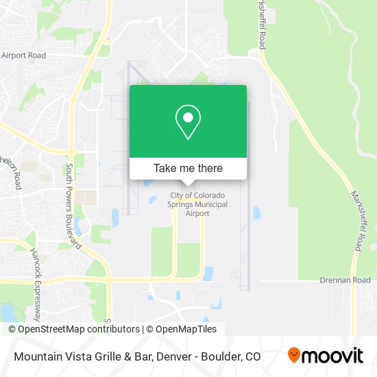 Mapa de Mountain Vista Grille & Bar