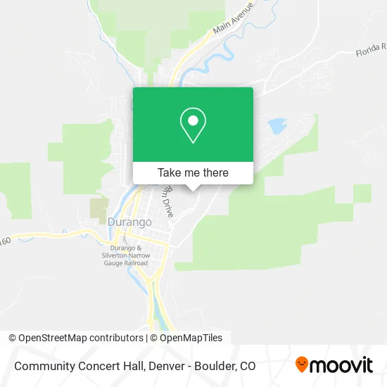 Community Concert Hall map