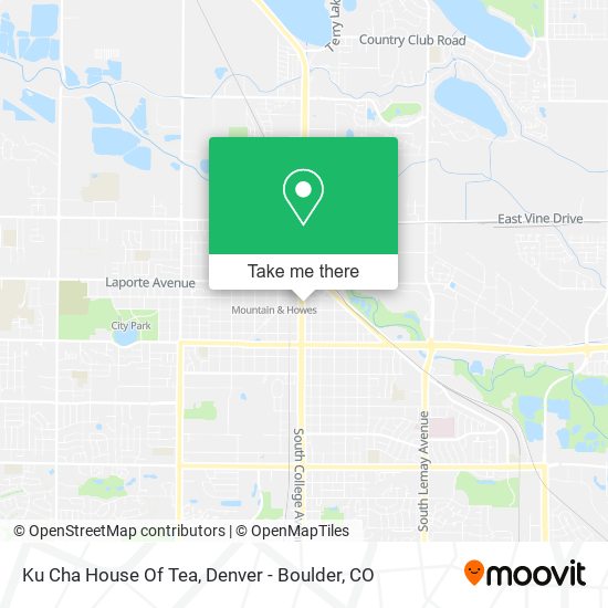 Ku Cha House Of Tea map