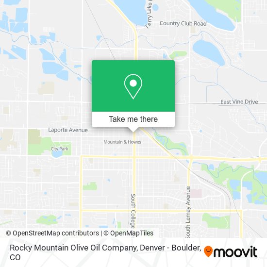 Mapa de Rocky Mountain Olive Oil Company