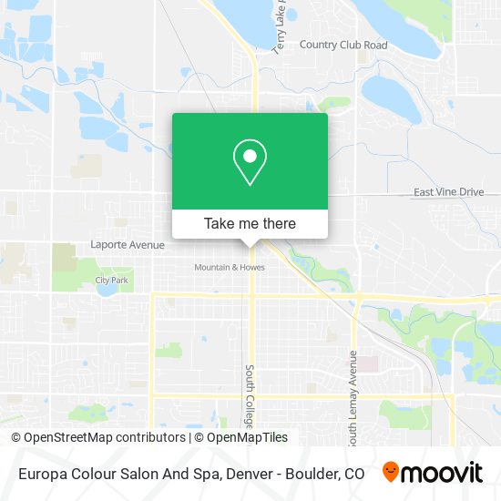 Europa Colour Salon And Spa map
