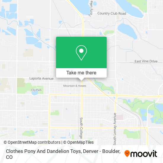 Clothes Pony And Dandelion Toys map