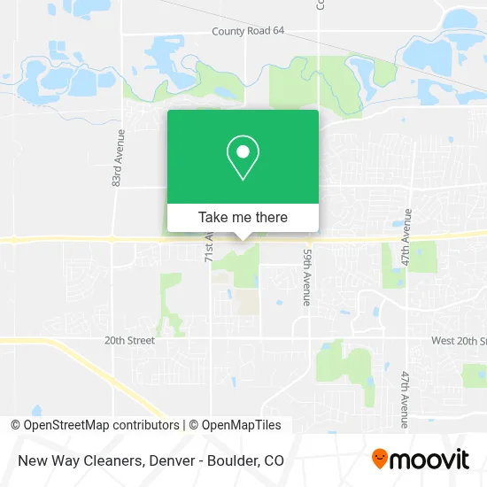 New Way Cleaners map