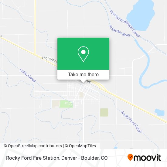 Mapa de Rocky Ford Fire Station