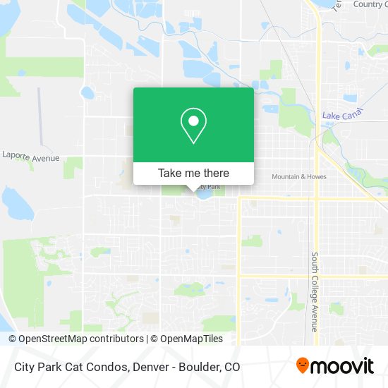 City Park Cat Condos map
