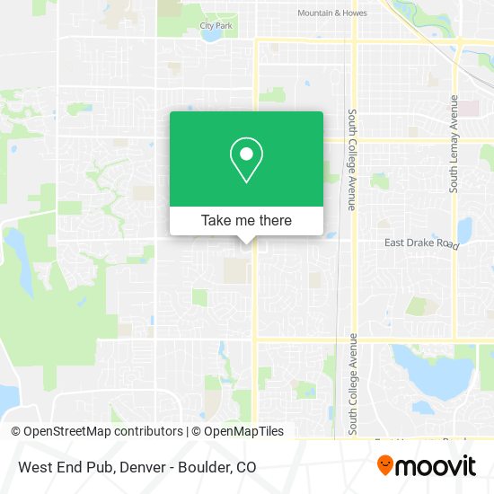 Mapa de West End Pub