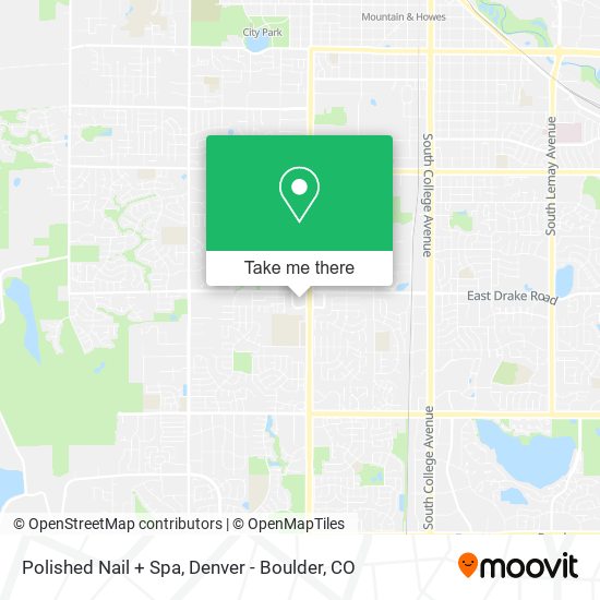 Polished Nail + Spa map