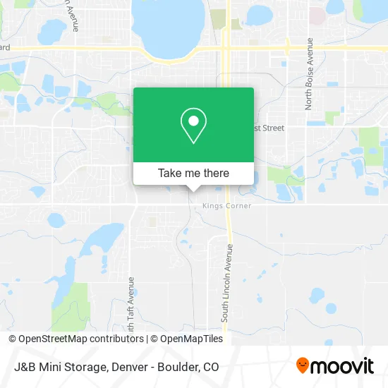 J&B Mini Storage map