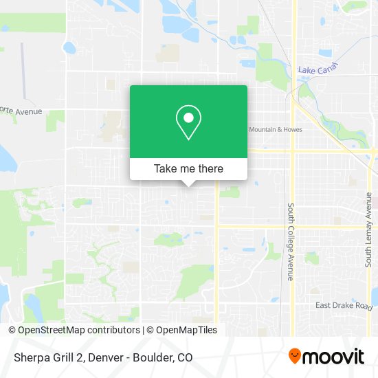 Mapa de Sherpa Grill 2