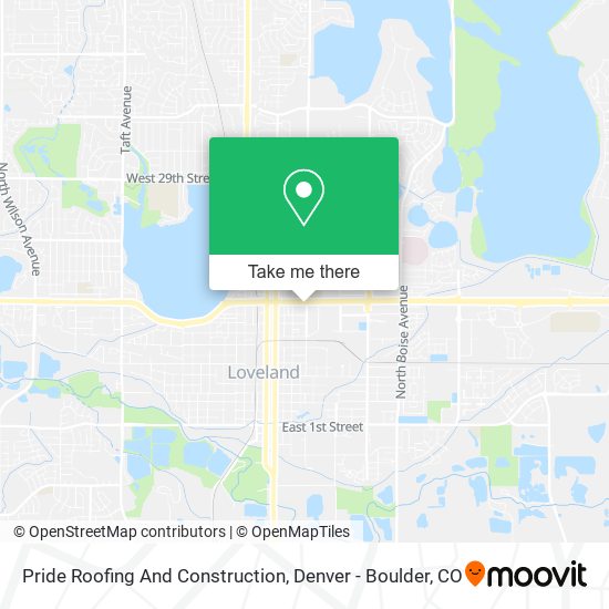 Mapa de Pride Roofing And Construction