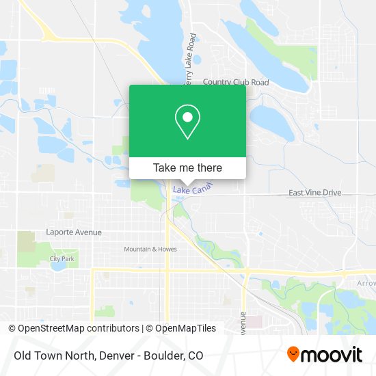 Mapa de Old Town North