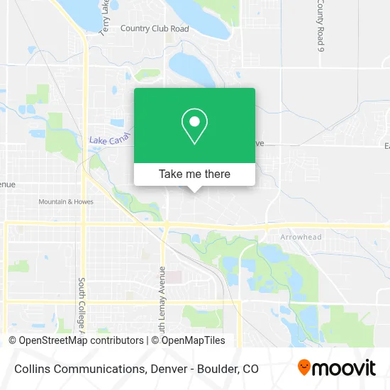 Collins Communications map