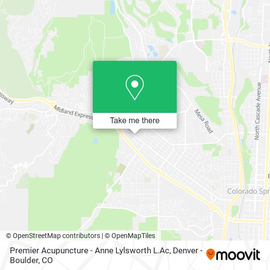 Premier Acupuncture - Anne Lylsworth L.Ac map