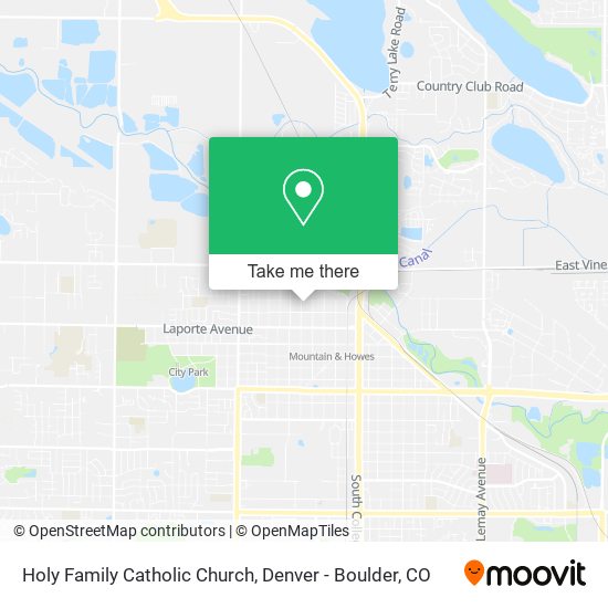 Holy Family Catholic Church map