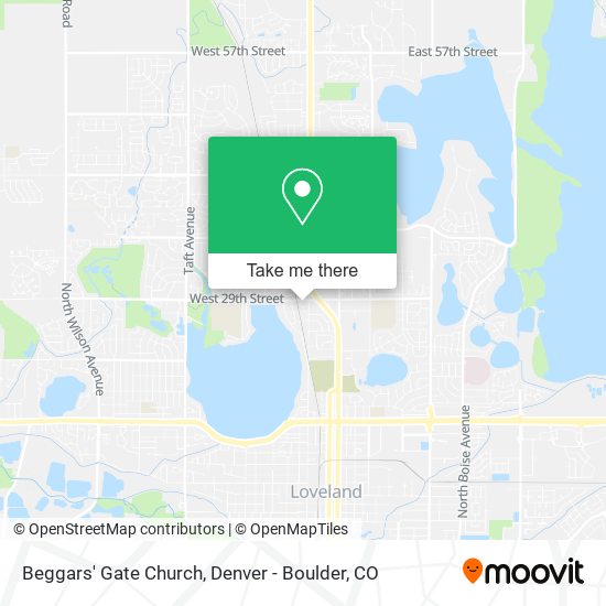 Mapa de Beggars' Gate Church